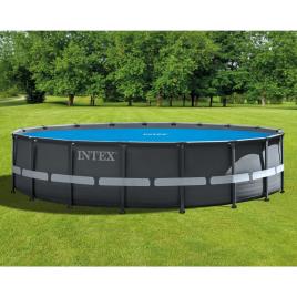 Intex Cobertura para piscina solar 549 cm polietileno azul