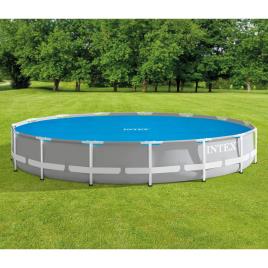 Intex Cobertura para piscina solar 457 cm polietileno azul