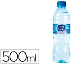 Agua Mineral Natural Font Vella Garrafa de 500ml