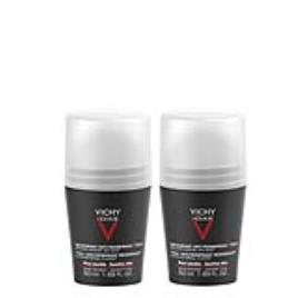 Vichy Homme Duo Desodorizante Antitranspirante 72h Controlo Extremo Roll-On