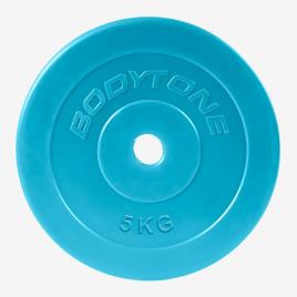Disco Musculação Bodytone - Azul - Disco 5 Kg