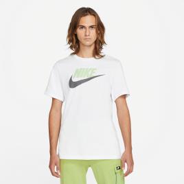 T-shirt Nike Logo Rayas - Branco - T-shirt Homem