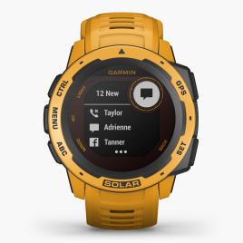 Smartwatch Garmin Instinct Solar - Amarelo - Relógio
