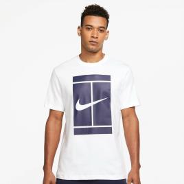 T-shirt Nike - Branco - T-shirt Ténis Homem