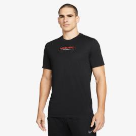 Nike Pro - Preto - T-shirt Running Homem