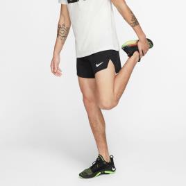 Calções Curtos Running Nike - Preto - Calções Homem