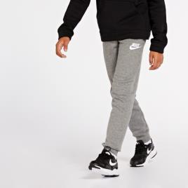 Calças Nike Core Plus - Cinza - Calças Punho Rapaz