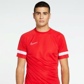 T-shirt Nike Acd21 Top - Vermelho - T-shirt Futebol Homem