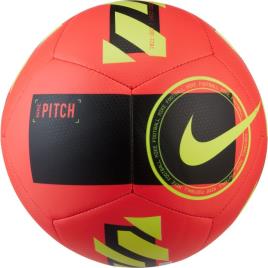 Nike Balón Fútbol Pitch 3 Bright Crimson / Black / Volt