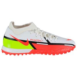 Nike Botas Futbol Phantom Gt2 Academy Dynamic Fit Tf EU 42 1/2 White / Bright Crimson / Volt