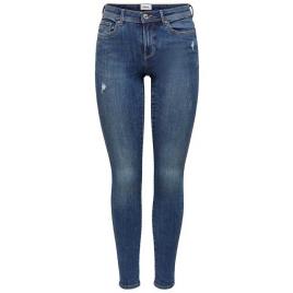 Jeans Wauw Life Mid Waist Skinny Bj114-4 XL Medium Blue Denim