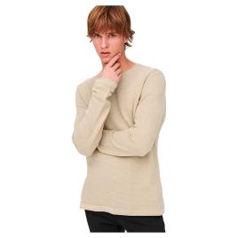 Only & Sons Sweater Tripulação De Pescoço Panter 12 Struc XL Silver Lining