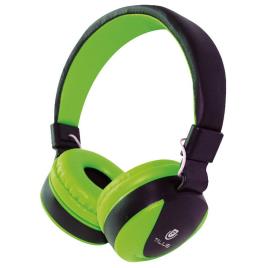 Auscultadores HPH-5005 c/ Microfone (Verde/Preto) - 