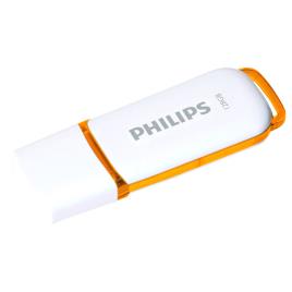 Philips Pen Drive Usb 2.0 128gb Snow One Size White / Orange