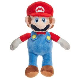 Urso De Pelúcia Super Mario Bros Mario 35 Cm One Size Red / Blue / White