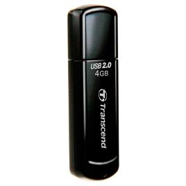 Transcend Pen Drive Jetflash 350 Usb 2.0 4gb One Size Black