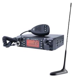 Pni Estação De Rádio Pro Kit Cb + Extra Escort Hp 9001 45 Cb Antena Com Imán One Size Black