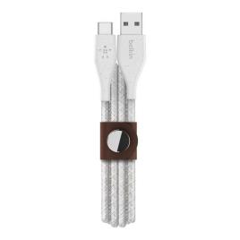 Duratek Plus Usb-c To Usb-a Cable With Strap 1m One Size White