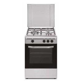 Vitrokitchen Fogão A Gás Natural Cb5530in 3 Zonas 50 cm Stainless Steel
