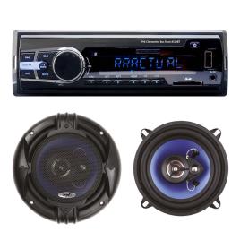 Pni Rádio Com Alto-falantes Coaxiais 8524bt 45w Hifi650 One Size Black