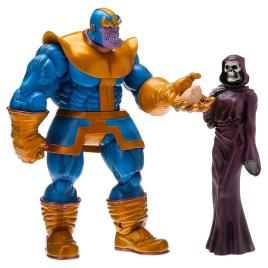 Diamond Select Figura Thanos + Death Marvel Select One Size Multicolour