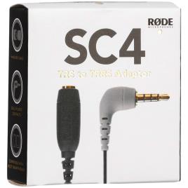 Sc4 Adapter 3.5 Mm Trs To Trrs For Smartlav One Size Black / Grey