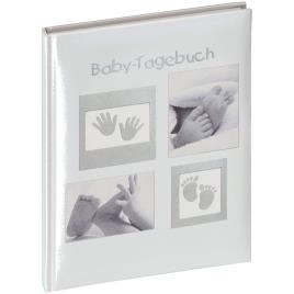 Little Foot 20x28 46 Pages Baby Tagebuch One Size White