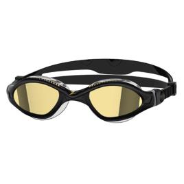 Zoggs Óculos De Natação Espelhados Em Ouro Tiger Lsr+ Regular Black Grey / Gold