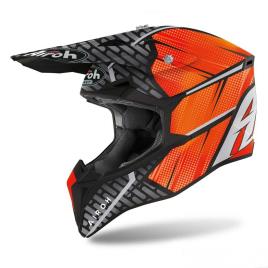 Capacete Motocross Wraap Idol XL Orange Matt
