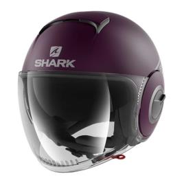 Shark Capacete Jet Nano XS Pearl / Silver / Pearl