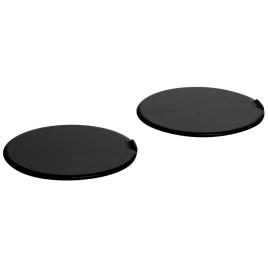 Orbyt Painted Screw Covers One Size Black Glossy