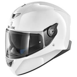 Capacete Integral Skwal 2 Blank Led XS White