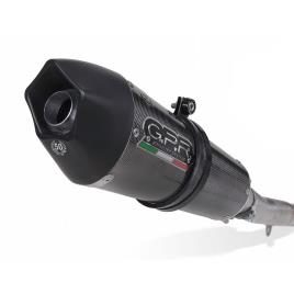 Gpr Exhaust Systems Silencioso Gp Evo4 Poppy Slip On Cbr 500 R 17-18 Euro 4 Homologated One Size Glossy Carbon / Black