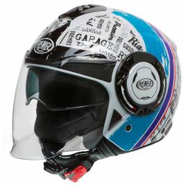 Premier Helmets Capacete Jet Cool Evo Rd 12 XS Blue / Purple / Red / White / Black