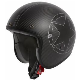 Premier Helmets Capacete Jet Le Petit Classic Evo Star Carbon Bm XL Black / Carbon