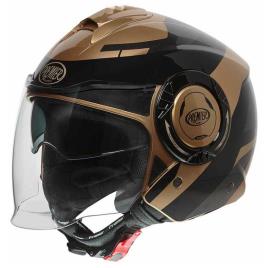 Premier Helmets Capacete Jet Cool Evo Opt 19 XS Brown / Black