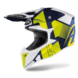 Airoh Capacete Motocross Wraap Raze XS Blue Gloss