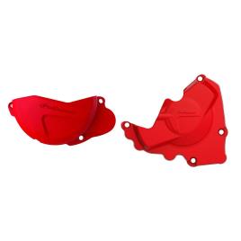 Polisport Kit De Capa De Embreagem E Ignição Honda Crf250r 13-17 One Size Red