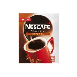 Café solúvel Nescafé Natural (10 uds)