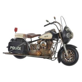 Veículo  Police Decoração Vintage Mota (34.5 x 11 x 21 cm)