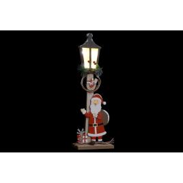 Lanterna LED DKD Home Decor Pai Natal Madeira MDF (15 x 7 x 45 cm) (2 pcs)