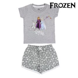 Pijama de Verão Frozen Cinzento - 5 anos