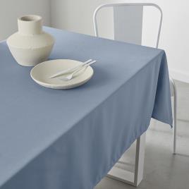 Today  Toalha de mesa Nappe 150/250 Polyester TODAY Essential Denim  Azul  150x250 cm.Casa >Toalha de mesa