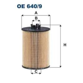 Filtro de óleo filtron oe640/9