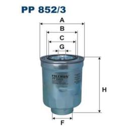 Filtro de combustivel filtron pp852/3