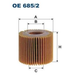 Filtro de óleo filtron oe685/2