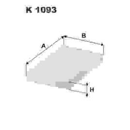Filtro de habitáculo filtron k1093