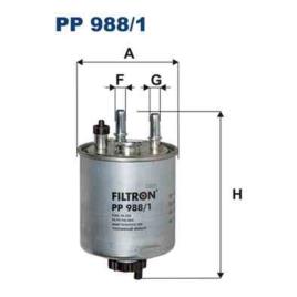 Filtro de combustivel filtron pp988/1