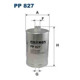 Filtro de combustivel filtron pp827