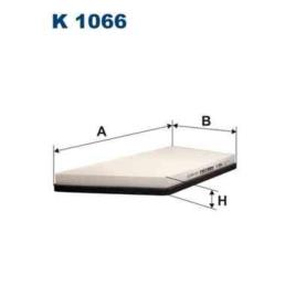 Filtro de habitáculo filtron k1066